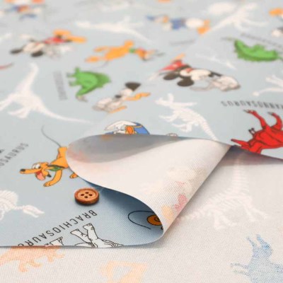 0.5mラミネートカットクロス】コットンオックスプリントラミネート生地