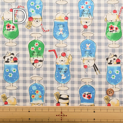 カガシクリーム アートデコ印刷物 しろくまさんと鬼雪だるまさん＞Chicchi刺繍キット - DMC
