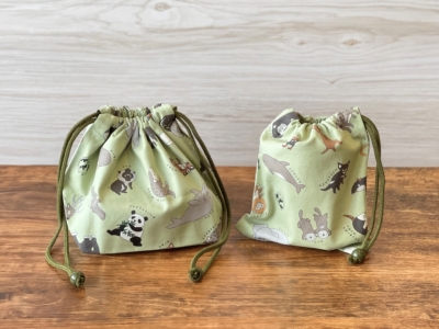 コットンオックスプリント生地 図鑑シリーズ アニマルズ生地の通販