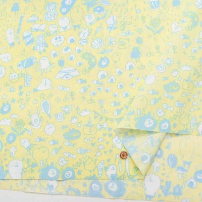 ＊オーダー用生地＊D 生地増えてまーす♡ オーガニックコットン ハンドプリント生地 Spicaの庭 muuちゃん