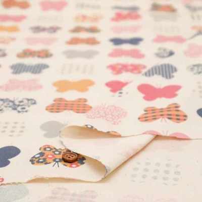 コットンオックスプリント生地 Hanauta hapion生地の通販|ノムラ