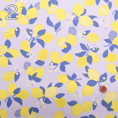 nina コットンオックスプリント生地 Sitruuna生地の通販|ノムラ