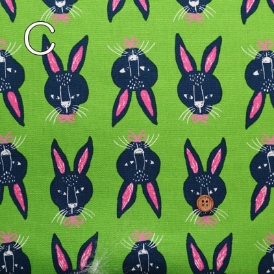 コットンオックスプリント生地 ラビット生地の通販|ノムラテーラー