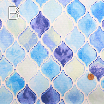 コットンオックスプリント生地 モロッカン生地の通販|ノムラテーラー