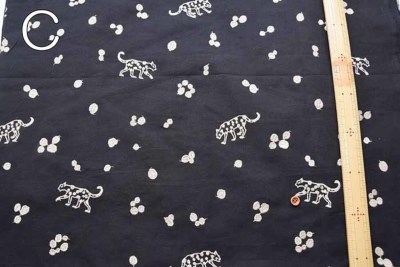 中国製 C/Lシーチング刺繍生地 echino Leopard生地の通販|ノムラ 