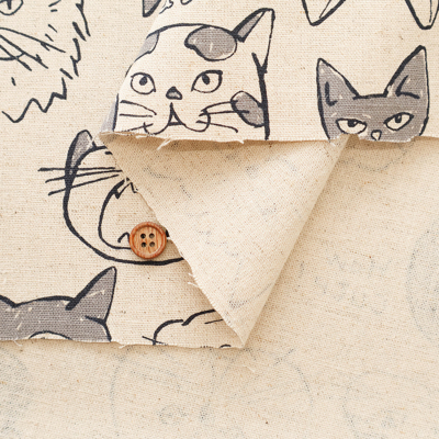 油絵　専用　てんとう虫を見ている猫　キュービックピュアコットンキャンバス 019db415a761e75942444c57b98acd