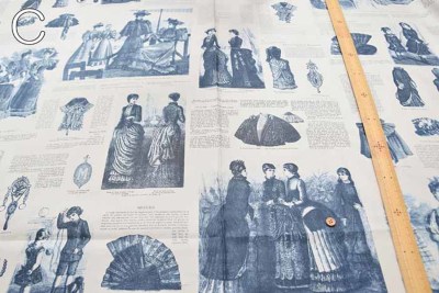 フランスヴィクトリア時代の生地 楽天市場】トワルドジュイ フランス製 カット生地 4色セット