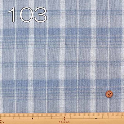 尾州 C/Lワッシャーシャドーチェック生地の通販|ノムラテーラー