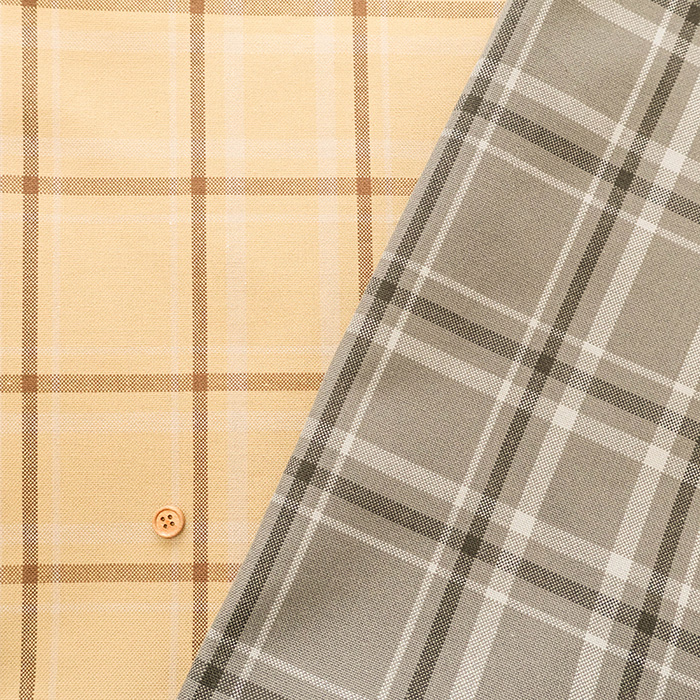 【ほだ】古布 格子柄（チェック）ご確認用 11号帆布 先染チェック生地生地の通販|ノムラテーラーオンラインショップ