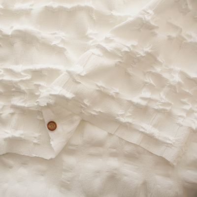 トレンドファブリック ポリエステルエンボスチェック生地生地の通販