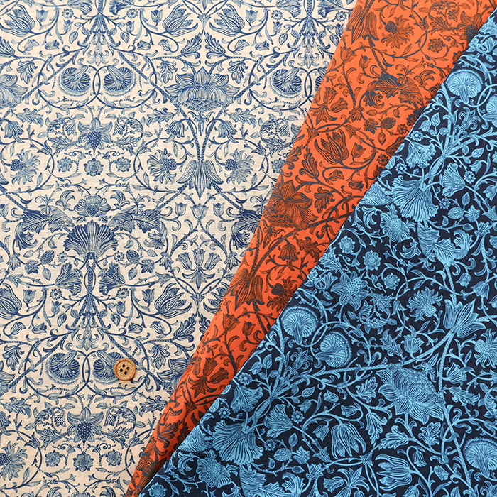 LIBERTY シルクデシン Lodden Wood生地の通販|ノムラテーラー