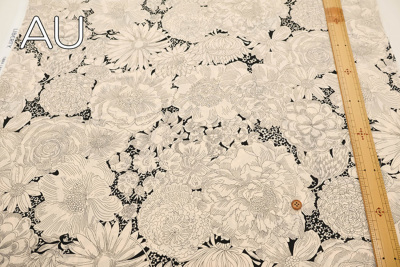 Liberty's　立体10枚 イタリア製 Liberty Fabrics 2025A/W TANA LAWN Tick Tock生地の