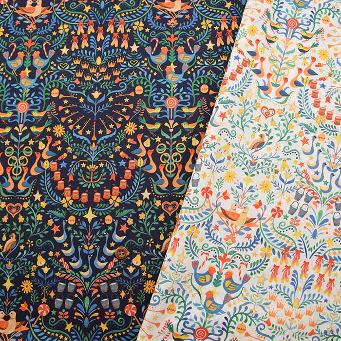 Liberty Fabrics 2023A/W Liberty Christmas 12 Days Of Christmas