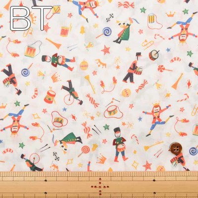 Liberty Fabrics 2023A/W Liberty Christmas Tumbling Toys生地