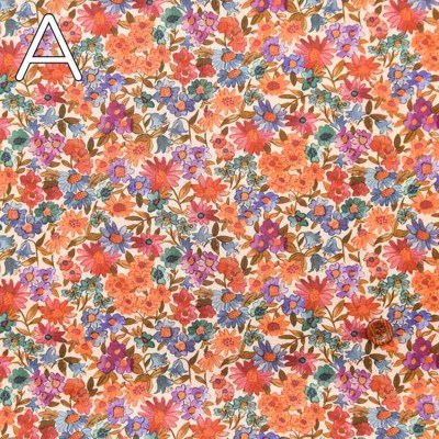 イタリア製 Liberty Fabrics 2023S/S LIBERTY FLOWER MARKET Sandra  Spring生地の通販|ノムラテーラーオンラインショップ