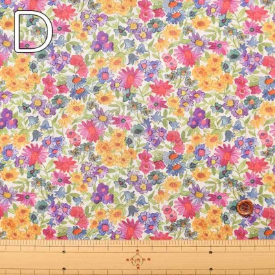 イタリア製 Liberty Fabrics 2023S/S LIBERTY FLOWER MARKET Sandra  Spring生地の通販|ノムラテーラーオンラインショップ