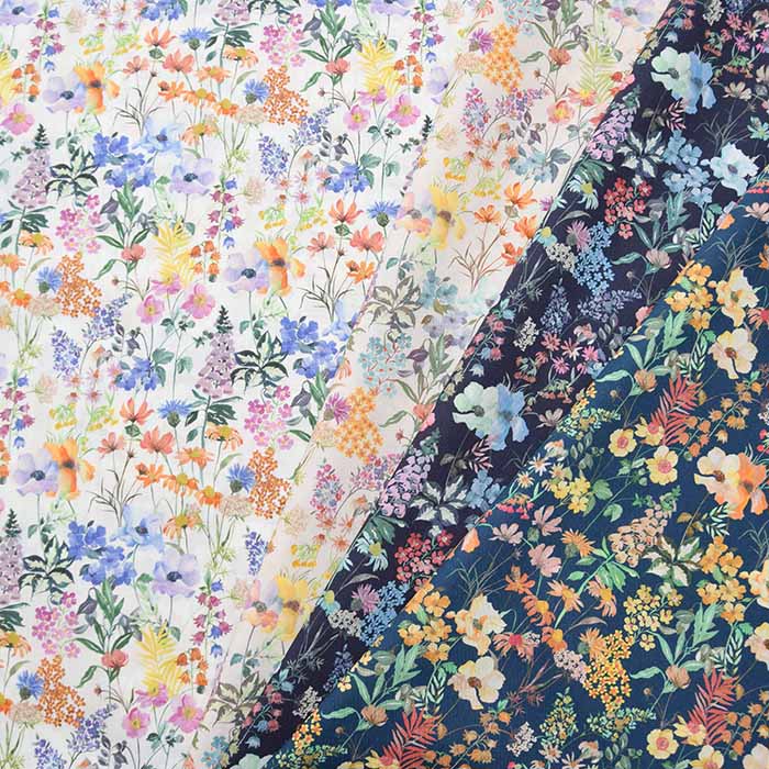 イタリア製 Liberty Fabrics 2023S/S LIBERTY FLOWER MARKET Purley