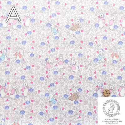 Liberty Fabrics 2026S/S Peter Rabbit(TM)Collection Rose & Thistle