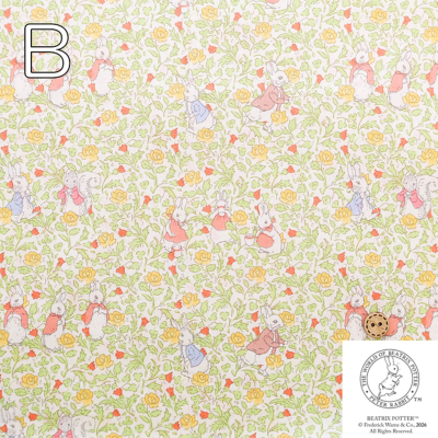 Liberty Fabrics 2026S/S Peter Rabbit(TM)Collection Rose & Thistle
