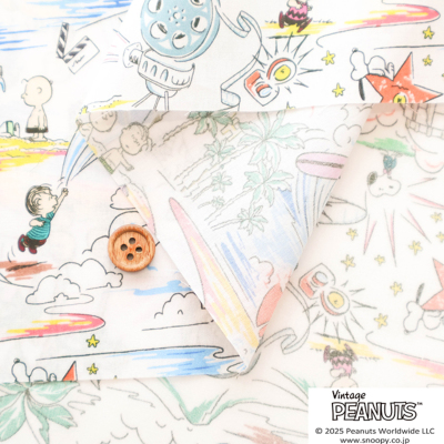 Liberty Fabrics 2025S/S PEANUTS(TM)Collection vol.2 Sunny Holiday