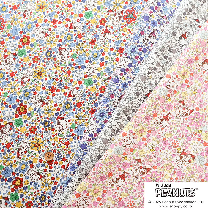 Liberty Fabrics 2025S/S PEANUTS(TM)Collection vol.2 Floral Liberty Fabrics 2025S/S PEANUTS(TM)Collection vol.2 Floral