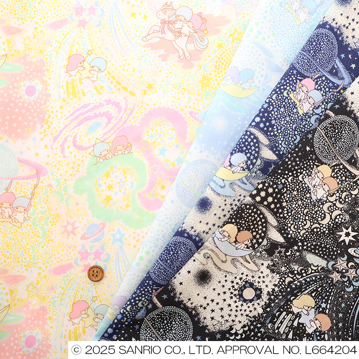 MALAIKA　シルクグドゥリー　リバーシブル　新品未使用 定価30000円 Liberty Fabrics 2025A/W Little Twin Stars Collection Milky Way