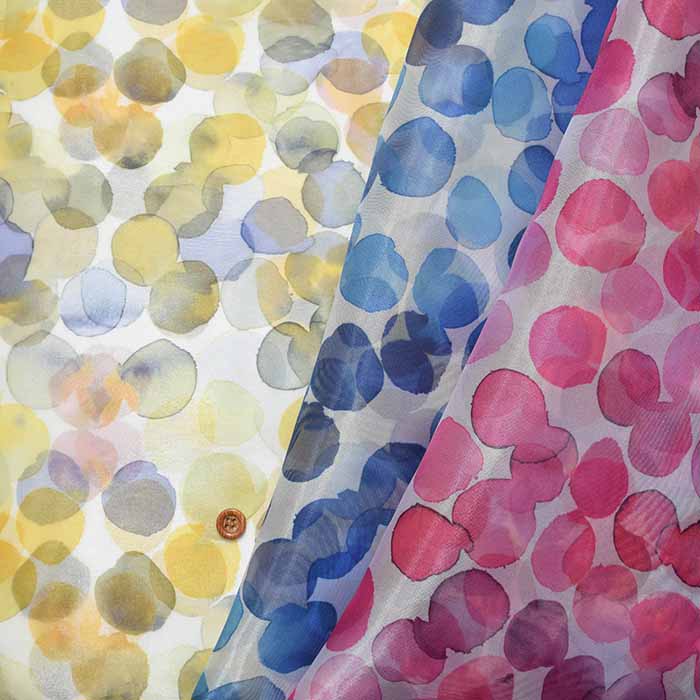 オーガンジープリント バブルアート生地の通販|ノムラテーラー