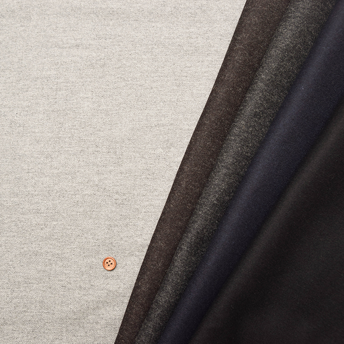 【美品】OLD ENGLAND カシミヤ混フラノ生地 ノーカラージャケット 美品】OLD ENGLAND カシミヤ混フラノ生地 ノーカラージャケット