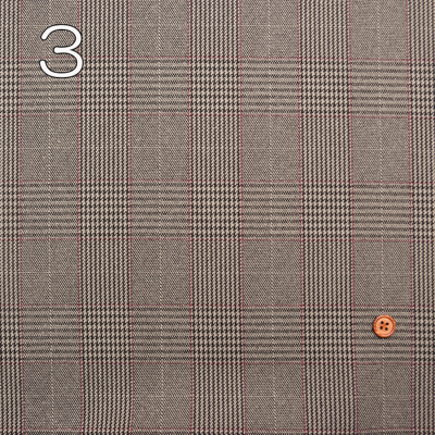 ウールビエラ　生地　布生地　布地　高級服地 チェック服地 シルクウール 生地 布生地 布地 高級服地 グレンチェック