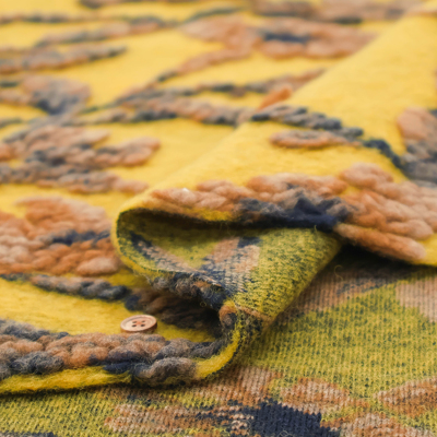 イタリア タペストリー ジャガード織り 額縁に並ぶ猫たちのタペストリージャガードスカート E00584