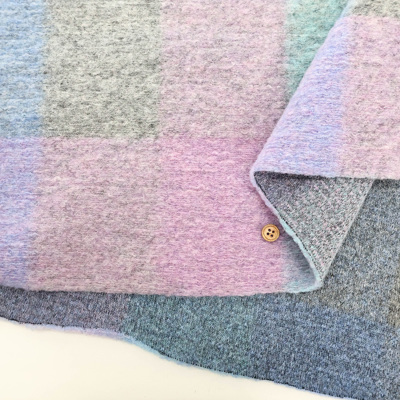 イタリア製生地　181 メルカリ イタリア製 - ストライプ ネイビー アーム付き