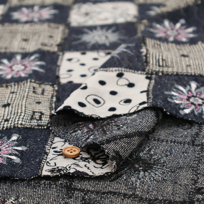 France アンティーク　パッチワーク インド製 AP FASHION 刺繍パッチワーク生地生地の通販|ノムラ