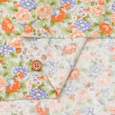 シルケット UVカット加工 コットン80/2フライスニットプリント