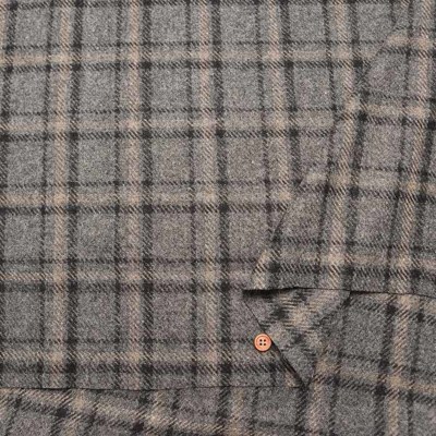 リサイクルウール使用 ツイード生地 チェック生地の通販|ノムラ