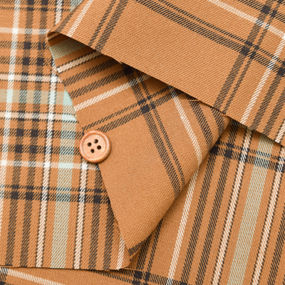 T/Rチェックツイルストレッチ生地生地の通販|ノムラテーラーオンライン