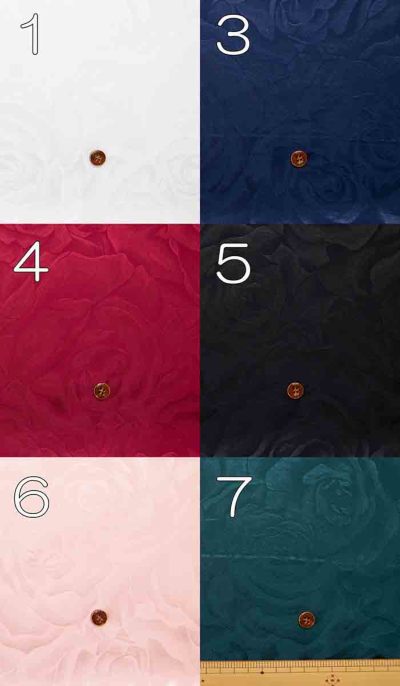 W幅ジャガード生地 薔薇 【在庫限りで終了商品】生地の通販|ノムラ