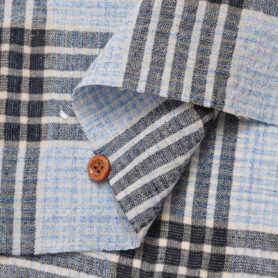 先染めL/Cチェック生地生地の通販|ノムラテーラーオンラインショップ