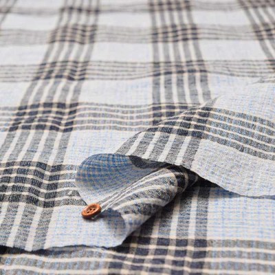 先染めL/Cチェック生地生地の通販|ノムラテーラーオンラインショップ
