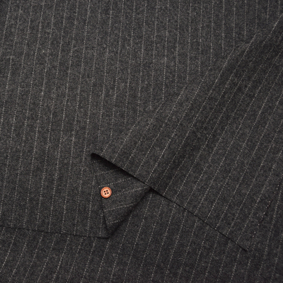ellardoor da vettaウール60%パンツ黒ストライプサイズ：36 ellardoor da vettaウール60%パンツ黒ストライプサイズ：36