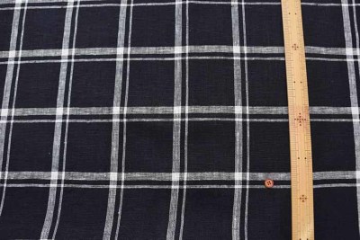 先染リネン生地 チェック生地の通販|ノムラテーラーオンラインショップ