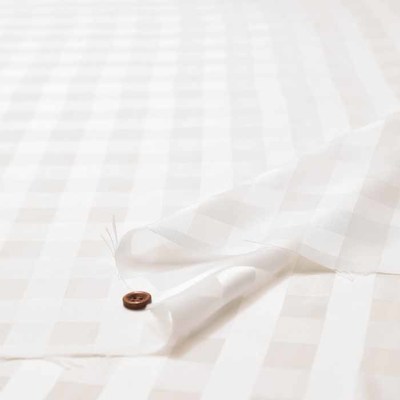 ポリエステルシースルー生地 チェック生地の通販|ノムラテーラー