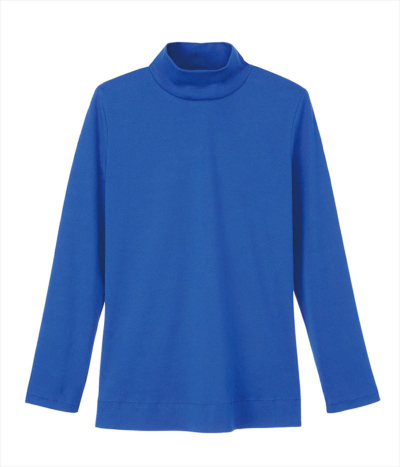 みかにゃんこ様オーダー　ブルーパネル パターン・型紙 ニットハイネックプルオーバー生地の通販|ノムラ