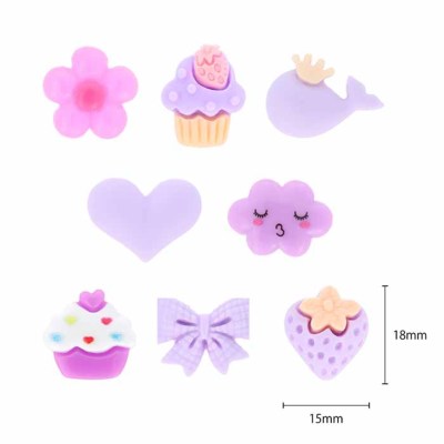 デコパーツ セット L034 【20個/20pcs】New カラー別デコパーツパック/ New Color