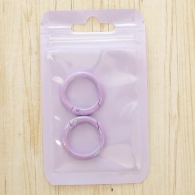 オーロラ　カラビナ　小　2個入　パープル