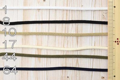 ポリエステルコード 約5mm生地の通販 ノムラテーラーオンラインショップ