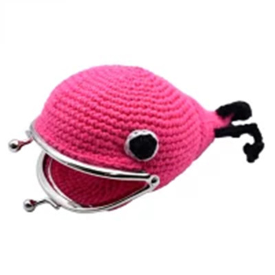 NASKA あみぐるみキット なりかけちゃんのがまぐち ピンク生地の通販