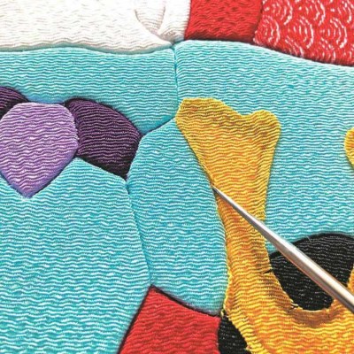 能登•近江•越後上布　ポシャギ風　 タペストリー　ハンドメイド 楽天市場】手作りキット 季節のきめこみタペストリー 端午の節句 TG-1