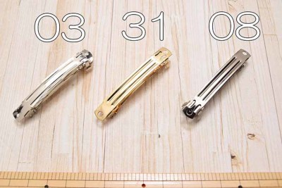 バレッタ金具 約6cm生地の通販|ノムラテーラーオンラインショップ バレッタ金具 約6cm生地の通販|ノムラテーラーオンラインショップ