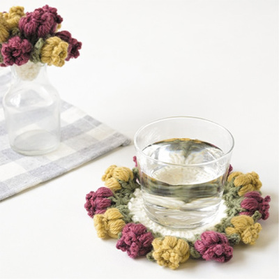編み物キット お花のブーケコースター生地の通販|ノムラテーラー
