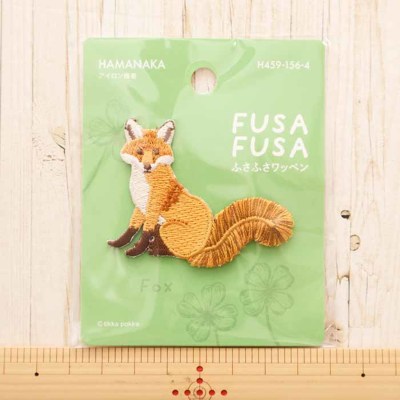 アイロン接着ワッペン　FUSAFUSA　Fox